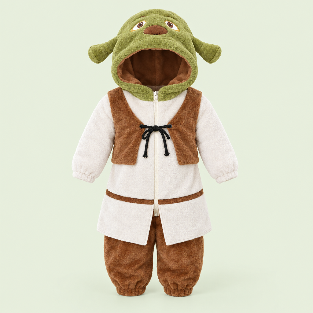 Front view of the ogre onesie